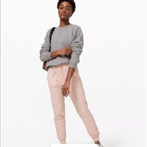 Lululemon Beyond The Studio Jogger * Lined Pink Mist Size 12 BNWT